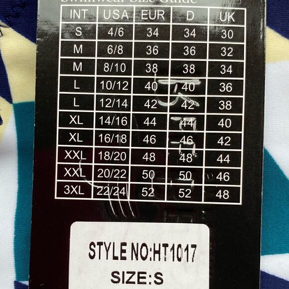 REE Bees Geometric Print High Waist Bikini - Picture 15 of 15